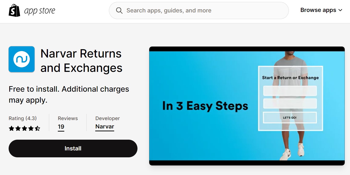 narvar returns and exchanges